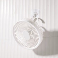Ventilateur de bureau portable LED silencieux, mini-refroidisseur électrique rechargeable, ventilateur de table personnalisé mural