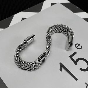 Pulsera de Cadena Franco Cubana de Alta Calidad para Hombre, Joyería Personalizada de Acero Inoxidable, Pulsera con Nudo Celta - Product Image 2