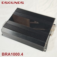 Amplificateur de voiture 4 canaux 1000Wrmsx4CH, amplificateur de voiture pleine gamme, amplificateur de voiture style brésilien pour haut-parleur audio de voiture