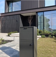 Boîte de livraison de colis extérieure en acier galvanisé, étanche, anti-vol, sur mesure, vente en gros, fabriquée en Chine, pour usage domestique