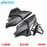 AKOSO alat motor serat karbon, pelindung Fairing mesin bawah nampan Fairing Belly Pan untuk Yamaha MT09 FZ09 2021- 2024
