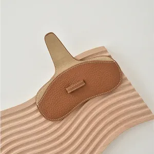 Étuis à lunettes AndoBag pour hommes et femmes, portables, en cuir de vache véritable, ultra-fins, pour lunettes de soleil 2051 - Product Image 5
