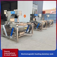 Vente directe usine : Mélangeur planétaire en acier inoxydable à double cuve pour sauces de fondue, pâtes de sésame, beurre de cacahuète, et Teppanyaki