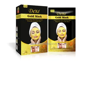 Kristal kollajen altın folyo toz yüz maskesi/24K altın yüz maskesi/yüz maske tozu modelleme maskesi