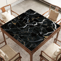 Nouveau Tapis de Table Carré Chinois Épais, Silencieux, Anti-Brûlure et Anti-Poussière pour Mahjong, Guandan, Poker, Table de Mahjong et Jeux Domestiques