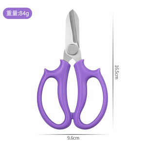 Sécateur de jardin personnalisé avec logo, ciseaux à fleurs avec manche en plastique <span class=keywords><strong>rose</strong></span>, outils floraux pour la taille DIY - Product Image 2