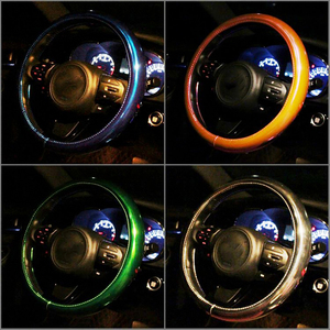 JQ562, cubiertas de <span class=keywords><strong>volante</strong></span> de coche brillantes antideslizantes a la moda para mujer - Product Image 6