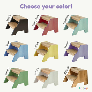 Taburete escalonado de madera Montessori para niños pequeños, muebles de baño plegables, ayudante para bebés y niños - Product Image 6