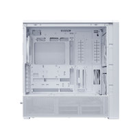 Boîtier PC Gaming Lian Li Lancool 217 INF avec panneau avant Infinity Mirror, panneau latéral Mid-Tower, fenêtre ARGB, verre trempé ATX, audio