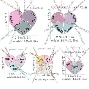 Wholesale Fashion Hot Selling BFF <strong>Necklace</strong> Sun Moon Star Clouds Puzzle Pendant <strong>Necklace</strong> <strong>for</strong> Sisters <strong>Best</strong> <strong>Friends</strong> Jewelry - Product Image 6