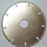 Lame de scie à segmenter électroplaquée au diamant Raydom, soudée au laser, pour la découpe du marbre, accessoires pour outils électriques