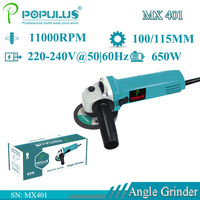IPOPULUS 650W 100/115mm meuleuse outils meuleuse Portable électrique meuleuse d'angle de qualité industrielle pour le sud-est Aisa