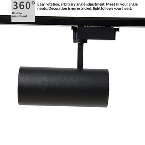 Projecteur LED sur rail pour <span class=keywords><strong>magasin</strong></span> de vêtements 20W 30W, ultra-lumineux, économe en énergie, pour hall d'exposition et éclairage commercial - Product Image 4