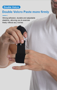 Attelle de soutien respirante <span class=keywords><strong>pour</strong></span> <span class=keywords><strong>doigt</strong></span> <span class=keywords><strong>cassé</strong></span>, manchon de protection <span class=keywords><strong>pour</strong></span> le basketball, le volleyball et le tennis - Product Image 6