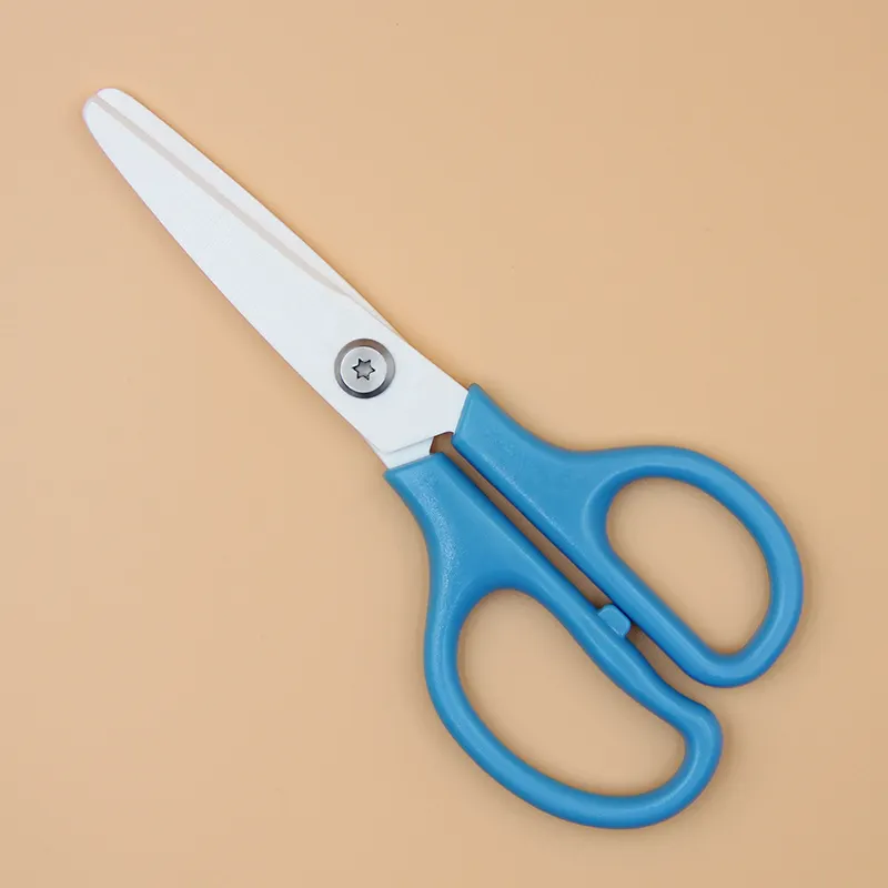 Yangjiang factory blunt tip Children scissors safety for craft with soft grip kids scissors back to school supplies