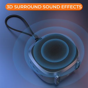 Privé Nouveau Portable Petit Lecteur De Musique Étanche 5W Puissance De Sortie Batterie Source AUX Sans Fil Blue Tooth Haut-Parleur - Product Image 2