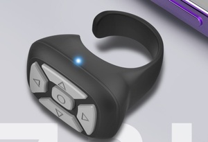 Control Remoto Inalámbrico para TikTok, Control de Desplazamiento, Pasador de Páginas Recargable con Diseño de Anillo y Estuche de Carga - Product Image 3