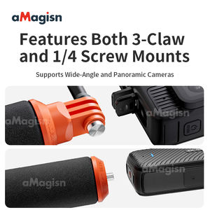 AMagisn Tige de flottabilité universelle adaptée à Insta360/DJI/<span class=keywords><strong>Gopro</strong></span> Support <span class=keywords><strong>flottant</strong></span> Accessoire de <span class=keywords><strong>poignée</strong></span> anti-naufrage - Product Image 4