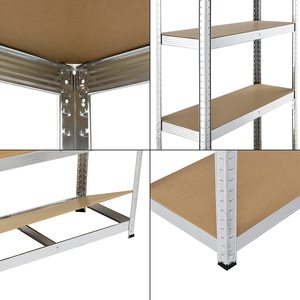 Étagères de Garage <span class=keywords><strong>à</strong></span> 2 niveaux, 5 niveaux, en suspension sans boulon, rangement pour domicile, bureau, école et restaurant - Product Image 3