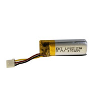 Batterie de secours GPS LP621230 3.7V 170mAh Batterie liquide avec capteur NTC pour utilisation en véhicule électrique Certifiée CE Garantie de 12 mois