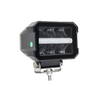 Foco LED para Automóvil de 5 Pulgadas y 30 W, Doble Color, DRL, E-mark, ECE R112, R7, R65, R10, 4X4, Luz de Trabajo Ámbar con DRL y Respiradero