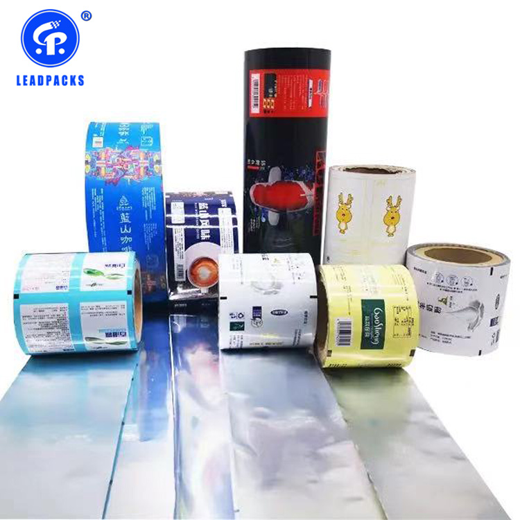 Food Grade Plastic Packaging Film Roll with Customized Design
