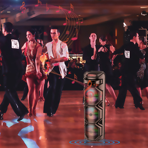 Altavoz Subwoofer Inalámbrico LED de Alta Potencia ZQS8301/ZQS8302 de 3x8 Pulgadas y 30-50W para Fiestas, DJ, Escenarios, Micrófono, <span class=keywords><strong>Multimedia</strong></span>, Karaoke, para Computadora - Product Image 3