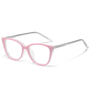 2025最も人気のある猫目TR90クリップ付き光学メガネフレーム6-in-1眼鏡複数レンズオプションとバッグ卸売 - Product Image 6