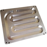 Plaques froides brasées sous vide Bloc de refroidissement à eau Aluminium
