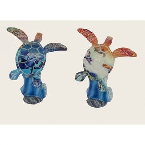 Custom Shape Resin Sea Turtle Sculpture for Home Decor Tropical Beach Tourist Gifts Epoxy Resin <b>Crafts</b> Ornament for Home - Product Image 3