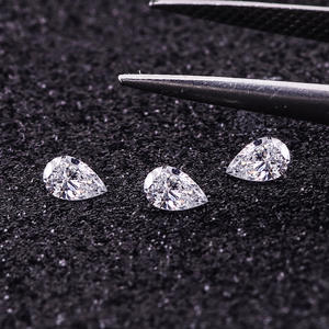 Jiangyuan toptan DEF renk VS netlik Lab oluşturulan armut gevşek yüksek kalite Lab yetiştirilen Diamonds: VS1 F renk Lab yetiştirilen Diamonds - Product Image 1