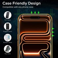 Protection d'écran en verre trempé HD transparent pour objectif d'appareil photo iPhone 17 Pro Max Air 16 15 14 Plus 13 12 11 – Vente en gros usine