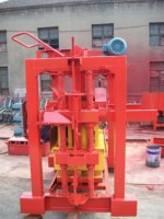 Machine semi-automatique QTJ4-35B2 pour la fabrication de blocs et de briques en béton, machine à fabriquer des pavés