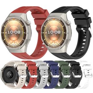 Boucle à pression en caoutchouc sport 22MM pour bracelet souple Huawei Watch GT6 PRO, boucle sport à libération rapide, barre à ressort – Vente en gros - Product Image 6