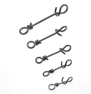 Émerillons de pêche en acier inoxydable à connexion rapide avec mousquetons rapides et robustes - pour une pêche facile - Product Image 2