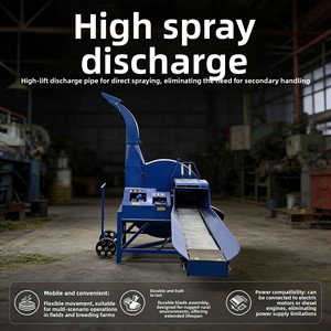 Nouvelle petite hacheuse électrique pour ensilage de bétail et de moutons, machine à broyer et à écraser la paille - Product Image 3