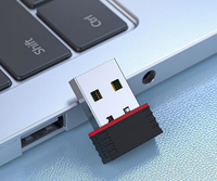 Carte Réseau USB Sans Fil 150 Mbps, Récepteur de Signal 802.11.N pour Ordinateur Portable/PC, Routeur Hotspot, Produit en Stock, Interface USB