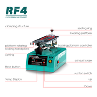 RF4 Séparateur sous vide Machine Rotatif Écran Tactile LCD OCA Stratification Séparé Pour Téléphone Réparation Machine Supprimer Bord Écran Plat