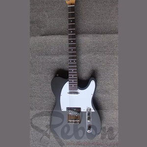 Guitarra Eléctrica Barítono TL de 6 Cuerdas y 28 Pulgadas en Color Negro Satinado - Product Image 4
