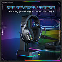 Auriculares Gaming Onikuma Gt808 de Diadema con Bluetooth 2.4G Inalámbricos y con Cable para Gamers Profesionales de E-Sports