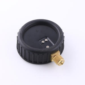 เกจวัดแรงดันทองเหลืองแบบเรเดียลขนาด 100 มม. ผลิตโดยผู้ผลิต พร้อมปลอกป้องกัน - Product Image 4