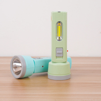Lampe torche LED COB d'extérieur à grande puissance, rechargeable, longue portée, IP44, 6000K, en ABS, personnalisable, idéale pour les cadeaux d'entreprise