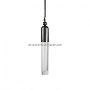 Suspension classique moderne en laiton ancien abat-jour en verre adaptée à l'éclairage suspendu de décoration intérieure d'hôtel de villa de luxe - Product Image 5