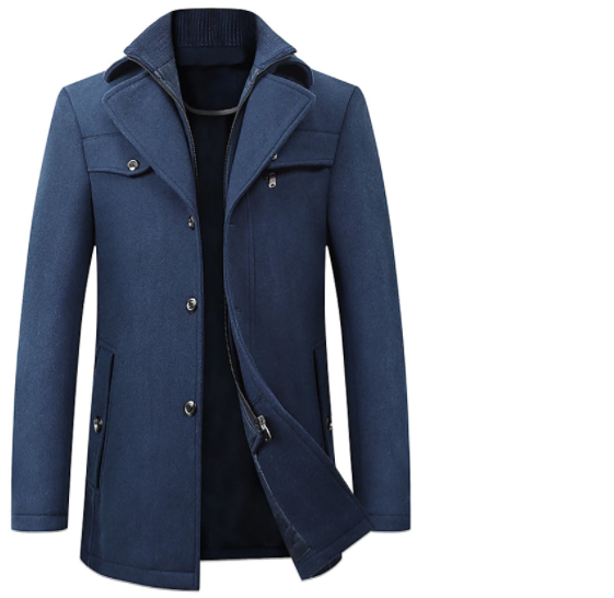 Plus Size Single Breasted Mens Corduroy