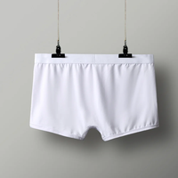 Sous-vêtements pour hommes Confortables Respirants Mode Blanc Élastique Sous-vêtements de sport pour hommes Élastique Quotidien Boxer
