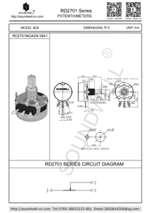 โพเทนชิโอมิเตอร์แบบหมุน Soundwell RD27 พร้อมสวิตช์ 3 ขา ควบคุมระดับเสียงแบบหมุน โพเทนชิโอมิเตอร์เสียง 10k - Product Image 3