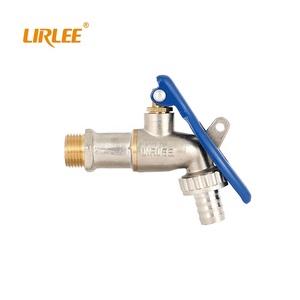 <span class=keywords><strong>Robinet</strong></span> d'eau en laiton de haute qualité LIRLEE, électroplaqué argenté, robinets de cuisine de style moderne, robinets de lavabo avec verrou - Product Image 6