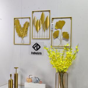 Cadre mural décoratif en métal doré S3 60x40cm pour salon, idéal pour l'affichage en hall, vente en gros directe usine, livraison directe - Product Image 3