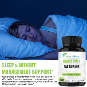Capsules brûle-graisses nocturnes directes d'usine avec vitamine D : favorisent le calme, réduisent le stress et stimulent le métabolisme pendant votre sommeil - Product Image 5