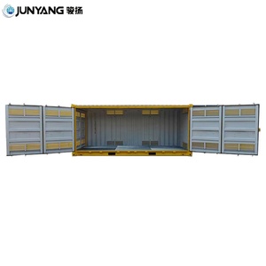 ตู้คอนเทนเนอร์เหล็กคอร์เทน-เอ ขนาด 20 ฟุต 20DGOS สำหรับเก็บสินค้าอันตราย ความจุ 32 คิว ได้รับการรับรองจาก BV พื้นเปิด ประตูด้านข้าง ผลิตในจีน - Product Image 3